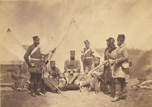 Officiers et hommes du 89e régiment. - Roger Fenton