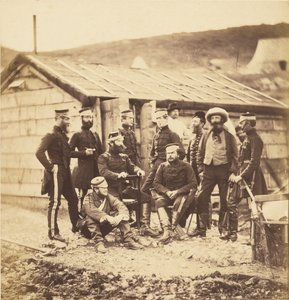 Officiers du 4e régiment de dragons légers. - Roger Fenton