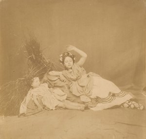Enfants royaux dans un tableau des saisons, 1854