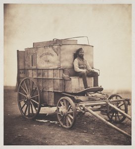 La caravane du photographe avec Marcus Sparling en Crimée - Roger Fenton