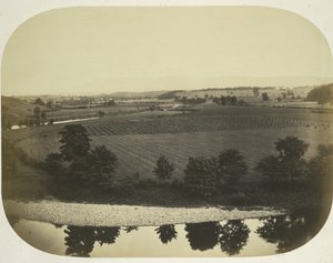 Vallée de la Ribble et Pendle Hill, 1859 - Roger Fenton
