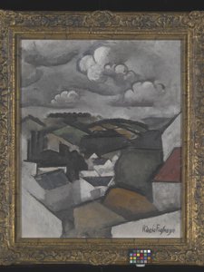 Paysage avec un village, les collines au-delà de Meulan - Roger de La Fresnaye