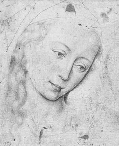 Tête de la Vierge - Rogier van der Weyden
