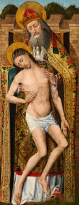 Sainte Trinité, panneau extérieur du Triptyque de Weston, vers 1480