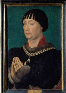 Portrait de Jean Ier dit le Belliqueux, Duc de Clèves (1419-1481). Peinture par Rogier van der Weyden 15ème siècle