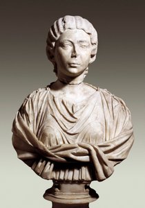 Annia Galeria Faustina, dite Faustina la Jeune (vers 125/130 - 175), 2ème siècle après J.-C. (marbre) - Roman