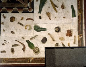 « Asarotos » (Sol non balayé) Fragments de mosaïque signés par Harakliton de Rome, 2e siècle après J.-C.