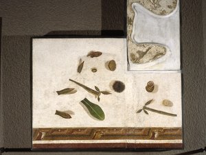 Asarotos (sol non balayé) Fragments de mosaïque signés par Harakliton de Rome, IIe siècle après J.-C., Rome - Roman