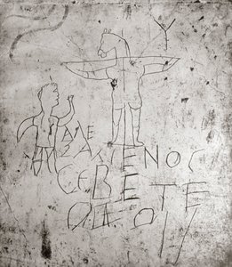Graffiti blasphématoire d
