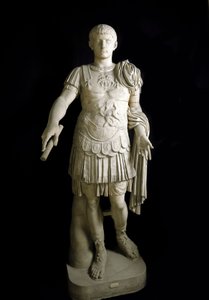 Caius Caesar Germanicus, empereur romain (marbre)