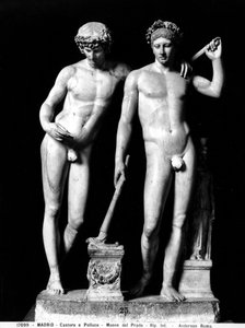 Castor et Pollux ou Oreste et Pylade, groupe de San Ildefonso - Roman