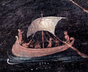 Bateau de pêcheurs (fresque)