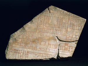 Fragment de Forma Urbis Severiana, IIIe siècle (marbre) - Roman