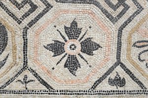 Motif géométrique de la domus de la Via san Rocchino, IIe siècle après J.-C. - Roman