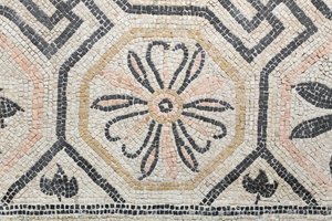 Motif géométrique de la domus de la Via san Rocchino, IIe siècle après J.-C. - Roman