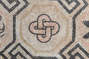 Motif géométrique de la domus de la Via san Rocchino, IIe siècle après J.-C. - Roman