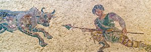 Scène de chasse, Maison de Dionysos, Paphos, Chypre