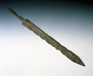 Épée légionnaire de gladius, du site romain de Newstead, Melrose, 80-100 apr. J.-C.