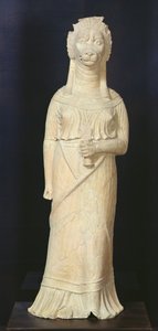 Déesse à tête de lion, du sanctuaire de Bir Bou Regba
