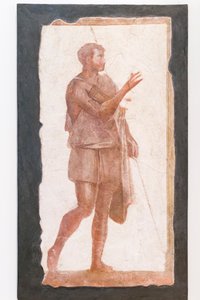 Homme avec un manteau, collection Pallavicini Rospigliosi, vers 200 après J.-C., inv 103420 - Roman