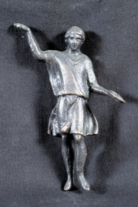Offrande statuette en bronze, coll. privée, 2e siècle. Présumée par les pèlerins au temple de Mars.