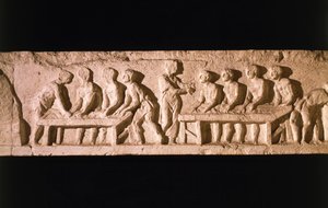 Relief représentant une boulangerie, du tombeau d