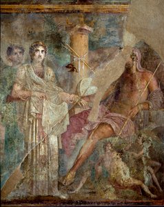 Art romain : Le mariage de Zeus et Héra sur le mont Ida