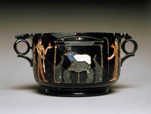 Art romain : coupe avec motifs égyptiens