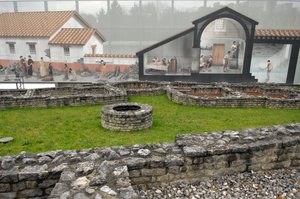 Art romain : vue du site archéologique d