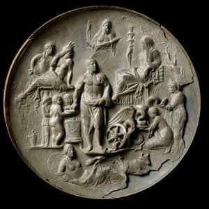 Patère en argent d