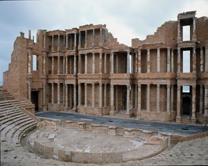 Scène de théâtre romain, 2e-3e siècle
