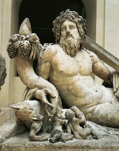Statue représentant le fleuve Tibre