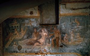 Le Retour de Proserpine des Enfers, IIe-IIIe siècle (fresque) - Roman