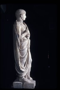 Statue togée du jeune Néron, vers 50 après J.-C. - Roman
