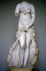 Vénus Laudolina ou anadyomène. sculpture, Musée de Syracuse, Sicile, Italie. - Roman