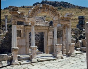 Vue du temple d