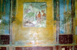 Peinture murale de la Maison du Poète Tragique