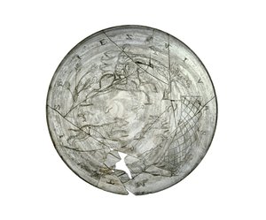 Bol de Wint Hill, gravé avec une scène de chasse, probablement de la Rhénanie, romain, 4e siècle (verre)
