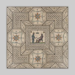 Pavement en mosaïque avec scène égyptisante, vers 130-150 après J.-C. - Roman Imperial Period