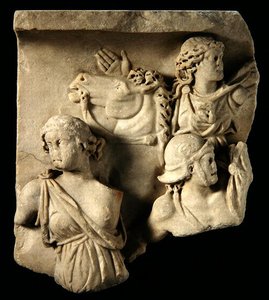 Un fragment de sculpture en haut-relief - Roman Roman