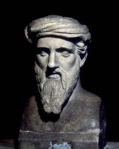 Buste de Pythagore (6ème siècle av. J.-C.), Musei Capitolini, Rome. - Roman Roman
