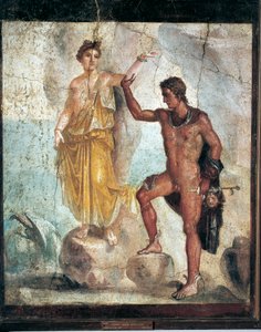 Fresque représentant Persée et Andromède d