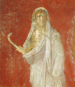 Fresque représentant Saturne, de Pompéi