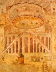 Fresque représentant une querelle entre Pompéiens et Nocérins dans l