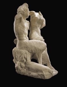 Pan et Hermaphrodite, vers Ier siècle après J.-C. - Roman Roman