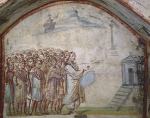La résurrection de Lazare, catacombes de la Via Latina, Rome - Roman Roman