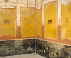 Peintures murales de la Maison des Vettii, Pompéi, Campanie, Civilisation romaine - Roman Roman