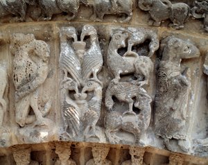 Détail des sculptures du portail sud
