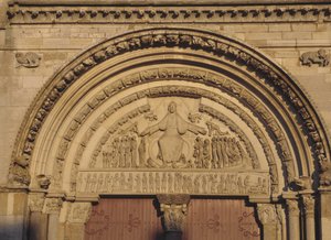 Tympan de la cathédrale de Vézelay (Yonne 89)