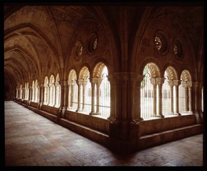 Vue du cloître de la Cathédrale Sainte Thècle à Tarragone